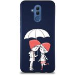 Printify Huawei Mate 20 Lite Soft Premier Kapak Aşk Tasarımlı Silikon Cep Telefonu Kılıfı