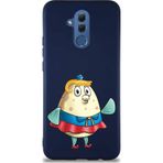 Printify Huawei Mate 20 Lite Soft Premier Kapak Bayan Puff Tasarımlı Silikon Cep Telefonu Kılıfı