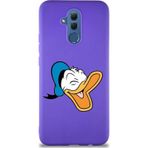 Printify Huawei Mate 20 Lite Soft Premier Kapak Donald Duck-E Tasarımlı Silikon Cep Telefonu Kılıfı