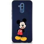 Printify Huawei Mate 20 Lite Soft Premier Kapak Mickey Mouse-B Tasarımlı Silikon Cep Telefonu Kılıfı