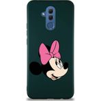 Printify Huawei Mate 20 Lite Soft Premier Kapak Minnie Mouse-A Tasarımlı Silikon Cep Telefonu Kılıfı