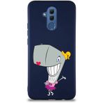 Printify Huawei Mate 20 Lite Soft Premier Kapak Pearl Yengeç Tasarımlı Silikon Cep Telefonu Kılıfı