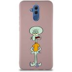 Printify Huawei Mate 20 Lite Soft Premier Kapak Squidward Dokunaç Tasarımlı Silikon Cep Telefonu Kılıfı