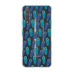 PrintiFy Huawei Nova 5T ile Uyumlu 1mm Slim Fit Nazar Boncuğu 4 Baskılı Şeffaf Kılıf
