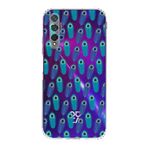 PrintiFy Huawei Nova 5T ile Uyumlu Nazar Boncuğu 4 Baskılı Kamera Korumalı Şeffaf Silikon Kılıf