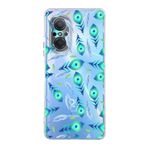 PrintiFy Huawei Nova 9 Se ile Uyumlu Nazar Boncuğu 3 Baskılı Kamera Korumalı Şeffaf Silikon Kılıf