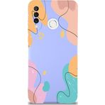 Printify Huawei P 30 Lite Uyumlu Lansman Kılıf Karışık Renkler Tasarımlı Içi Kadife Lila Kapak