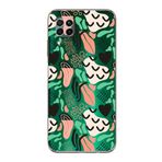Printify Huawei P 40 Lite Uyumlu Kamera Korumalı Kapak Memphis Desen Tasarımlı Şeffaf Cep Telefonu Kılıfı