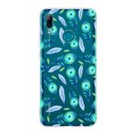 PrintiFy Huawei P Smart 2019 ile Uyumlu 1mm Slim Fit Nazar Boncuğu 3 Baskılı Şeffaf Kılıf