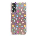 PrintiFy Huawei P Smart 2021 ile Uyumlu Water Color 6 Kamera Korumalı Şeffaf Kılıf