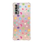 Printify Huawei P Smart 2021 Uyumlu Water Color 6 Baskılı Şeffaf Köşe Korumalı Antişok Kılıf