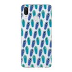 PrintiFy Huawei P Smart Plus ile Uyumlu 1mm Slim Fit Nazar Boncuğu 4 Baskılı Şeffaf Kılıf