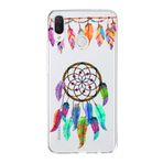 PrintiFy Huawei P Smart Plus ile Uyumlu 1mm Slim Fit Nazar Boncuğu 6 Baskılı Şeffaf Kılıf