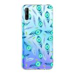 PrintiFy Huawei P Smart Pro ile Uyumlu 1mm Slim Fit Nazar Boncuğu 3 Baskılı Şeffaf Kılıf