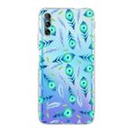 PrintiFy Huawei P Smart Pro ile Uyumlu Nazar Boncuğu 3 Baskılı Kamera Korumalı Şeffaf Silikon Kılıf