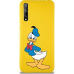 Printify Huawei P Smart S Soft Premier Kapak Donald Duck-D Tasarımlı Silikon Cep Telefonu Kılıfı