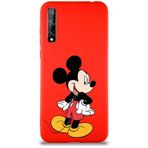 Printify Huawei P Smart S Soft Premier Kapak Mickey Mouse-D Tasarımlı Silikon Cep Telefonu Kılıfı