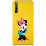 Printify Huawei P Smart S Soft Premier Kapak Minnie Mouse-D Tasarımlı Silikon Cep Telefonu Kılıfı