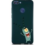 Printify Huawei P Smart Soft Premier Kapak Plankton Tasarımlı Silikon Cep Telefonu Kılıfı