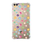 Printify Huawei P Smart Uyumlu Water Color 6 Baskılı Şeffaf Köşe Korumalı Antişok Kılıf