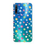 PrintiFy Huawei P20 Lite 2019 ile Uyumlu 1mm Slim Fit Water Color 6 Baskılı Şeffaf Kılıf