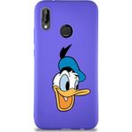 Printify Huawei P20 Lite Soft Premier Kapak Donald Duck-A Tasarımlı Silikon Cep Telefonu Kılıfı