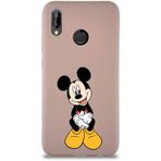 PrintiFy Huawei P20 Lite Soft Premier Kapak Mickey Mouse-A Tasarımlı Silikon Cep Telefonu Kılıfı