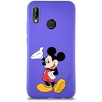 Printify Huawei P20 Lite Soft Premier Kapak Mickey Mouse-C Tasarımlı Silikon Cep Telefonu Kılıfı