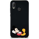 Printify Huawei P20 Lite Soft Premier Kapak Mickey Mouse-F Tasarımlı Silikon Cep Telefonu Kılıfı