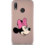 Printify Huawei P20 Lite Soft Premier Kapak Minnie Mouse-A Tasarımlı Silikon Cep Telefonu Kılıfı
