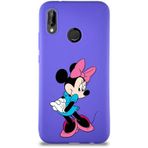 Printify Huawei P20 Lite Soft Premier Kapak Minnie Mouse-F Tasarımlı Silikon Cep Telefonu Kılıfı