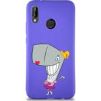 Printify Huawei P20 Lite Soft Premier Kapak Pearl Yengeç Tasarımlı Silikon Cep Telefonu Kılıfı