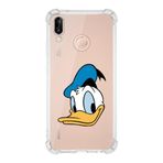 Printify Huawei P20 Lite Uyumlu Köşe Korumalı Antişok Kapak Donald Duck Tasarımlı Şeffaf Kılıf