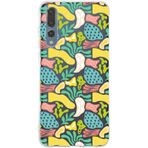 Printify Huawei P20 Pro İle Uyumlu 1 mm Kapak Memphis Desen Tasarımlı Şeffaf Silikon Cep Telefonu Kılıfı