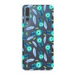 PrintiFy Huawei P20 Pro ile Uyumlu 1mm Slim Fit Nazar Boncuğu 3 Baskılı Şeffaf Kılıf