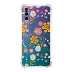 PrintiFy Huawei P20 Pro Uyumlu Köşe Korumalı Antişok Kapak Çiçek Tasarımlı Şeffaf Kılıf