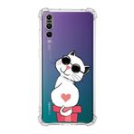 Printify Huawei P20 Pro Uyumlu Köşe Korumalı Antişok Kapak Coolcat Tasarımlı Şeffaf Kılıf