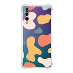 Printify Huawei P20 Pro Uyumlu Köşe Korumalı Antişok Kapak Grunge Tasarımlı Şeffaf Kılıf