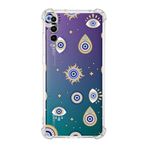 Printify Huawei P20 Pro Uyumlu Nazar Boncuğu 5 Baskılı Şeffaf Köşe Korumalı Antişok Kılıf