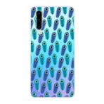 PrintiFy Huawei P30 ile Uyumlu Nazar Boncuğu 4 Baskılı Kamera Korumalı Şeffaf Silikon Kılıf