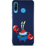 Printify Huawei P30 Lite Soft Premier Kapak Bay Yengeç Tasarımlı Silikon Cep Telefonu Kılıfı