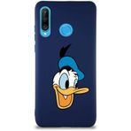 Printify Huawei P30 Lite Soft Premier Kapak Donald Duck-A Tasarımlı Silikon Cep Telefonu Kılıfı