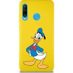 Printify Huawei P30 Lite Soft Premier Kapak Donald Duck-C Tasarımlı Silikon Cep Telefonu Kılıfı