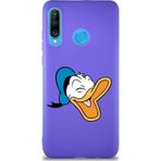 Printify Huawei P30 Lite Soft Premier Kapak Donald Duck-E Tasarımlı Silikon Cep Telefonu Kılıfı