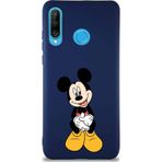 Printify Huawei P30 Lite Soft Premier Kapak Mickey Mouse-A Tasarımlı Silikon Cep Telefonu Kılıfı