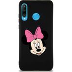 Printify Huawei P30 Lite Soft Premier Kapak Minnie Mouse-C Tasarımlı Silikon Cep Telefonu Kılıfı