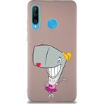 Printify Huawei P30 Lite Soft Premier Kapak Pearl Yengeç Tasarımlı Silikon Cep Telefonu Kılıfı