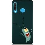 Printify Huawei P30 Lite Soft Premier Kapak Plankton Tasarımlı Silikon Cep Telefonu Kılıfı