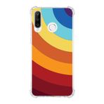 PrintiFy Huawei P30 Lite Uyumlu Köşe Korumalı Antişok Kapak Renk Cümbüşü Tasarımlı Şeffaf Kılıf