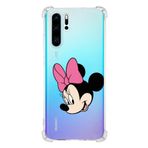 Printify Huawei P30 Pro Uyumlu Köşe Korumalı Antişok Kapak Minnie Mouse Tasarımlı Şeffaf Kılıf